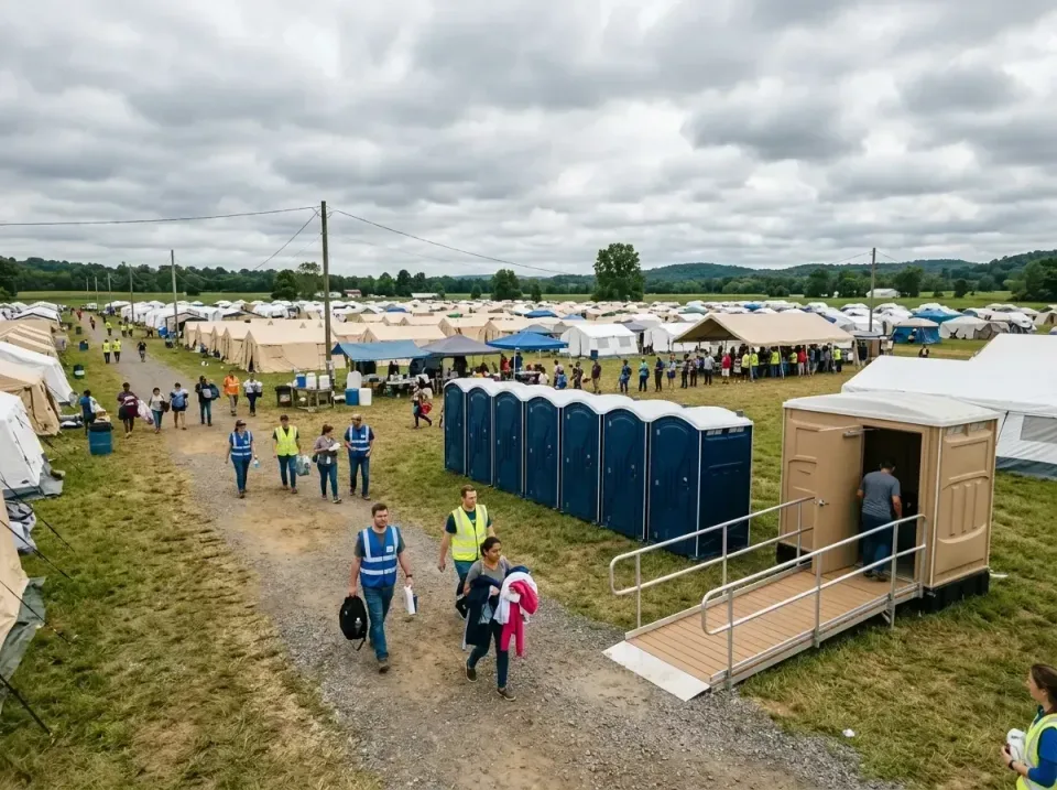 disaster-relief-camp-restrooms-010 — frequently asked questions, Dumpster & Portable Bathrooms Rental in Barnesville, OH